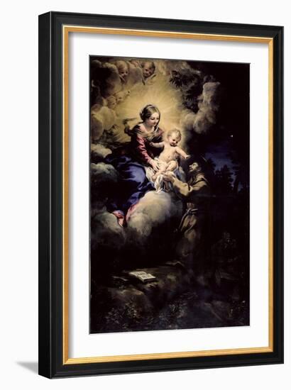 The Visitation of St. Francis, 1641-Pietro Da Cortona-Framed Giclee Print