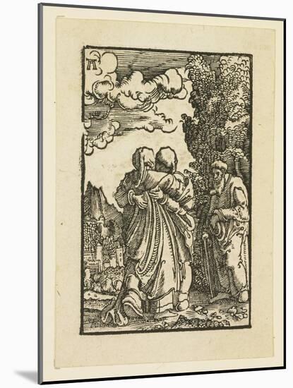 The Visitation of the Virgin to Elizabeth-Albrecht Altdorfer-Mounted Giclee Print