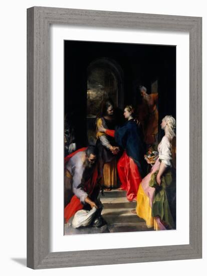 The Visitation Painting by Federico Fiori Called Barocci (Baroccio) (1528-1612) Said the Baroche 15-Federico Fiori Barocci or Baroccio-Framed Giclee Print