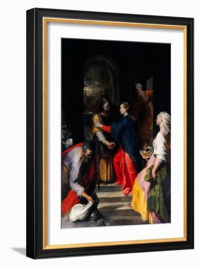 The Visitation Painting by Federico Fiori Called Barocci (Baroccio) (1528-1612) Said the Baroche 15-Federico Fiori Barocci or Baroccio-Framed Giclee Print