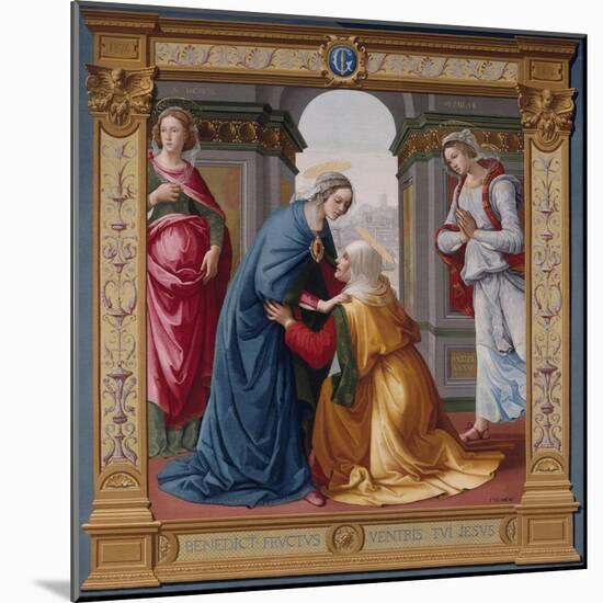 The Visitation Tapestry-null-Mounted Giclee Print