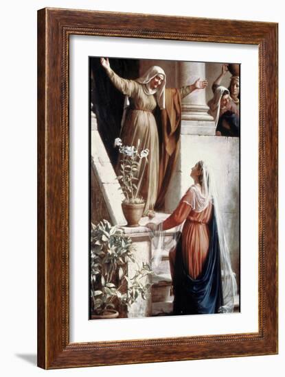 The Visitation-Carl Bloch-Framed Giclee Print