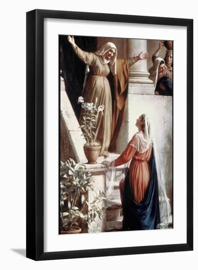 The Visitation-Carl Bloch-Framed Giclee Print