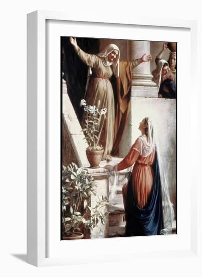 The Visitation-Carl Bloch-Framed Giclee Print
