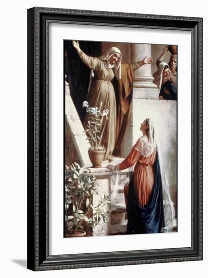 The Visitation-Carl Bloch-Framed Giclee Print