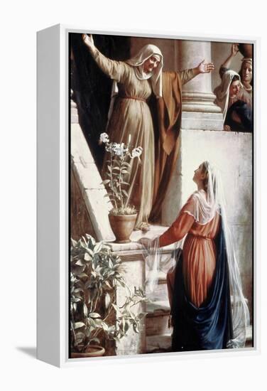 The Visitation-Carl Bloch-Framed Premier Image Canvas