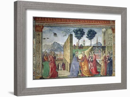 The Visitation-Domenico Ghirlandaio-Framed Giclee Print