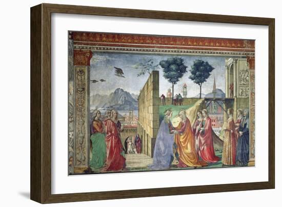 The Visitation-Domenico Ghirlandaio-Framed Giclee Print