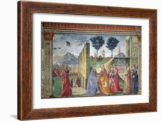 The Visitation-Domenico Ghirlandaio-Framed Giclee Print