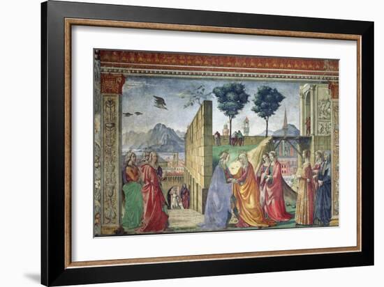 The Visitation-Domenico Ghirlandaio-Framed Giclee Print