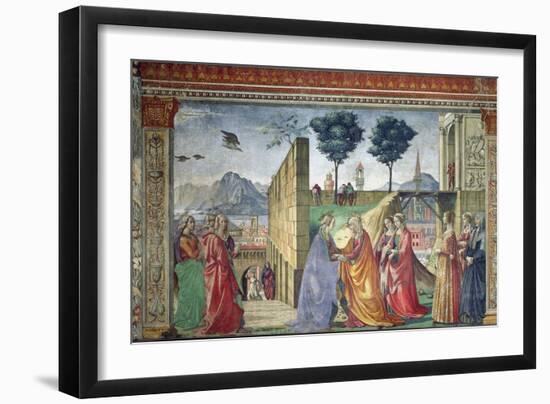 The Visitation-Domenico Ghirlandaio-Framed Giclee Print