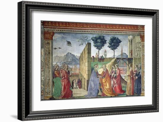 The Visitation-Domenico Ghirlandaio-Framed Giclee Print