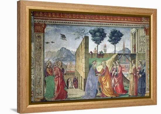 The Visitation-Domenico Ghirlandaio-Framed Premier Image Canvas