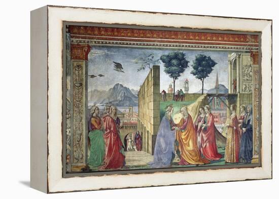 The Visitation-Domenico Ghirlandaio-Framed Premier Image Canvas