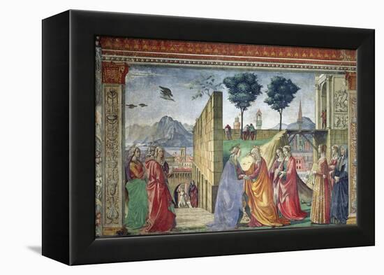 The Visitation-Domenico Ghirlandaio-Framed Premier Image Canvas