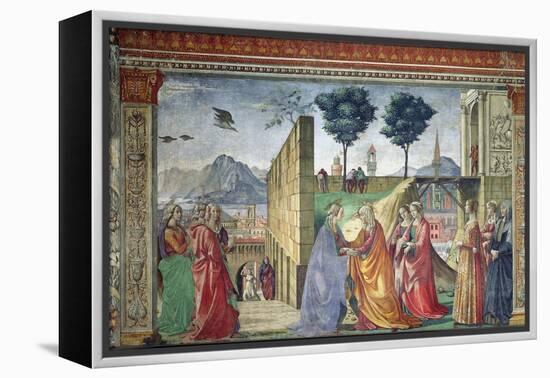 The Visitation-Domenico Ghirlandaio-Framed Premier Image Canvas