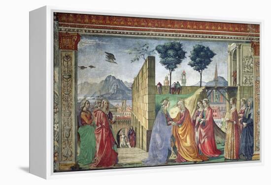 The Visitation-Domenico Ghirlandaio-Framed Premier Image Canvas