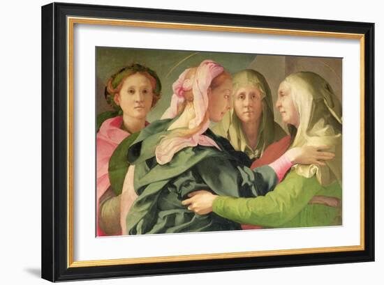 The Visitation-Jacopo da Carucci Pontormo-Framed Giclee Print