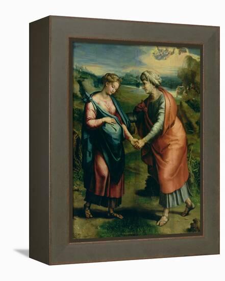 The Visitation-Raphael-Framed Premier Image Canvas