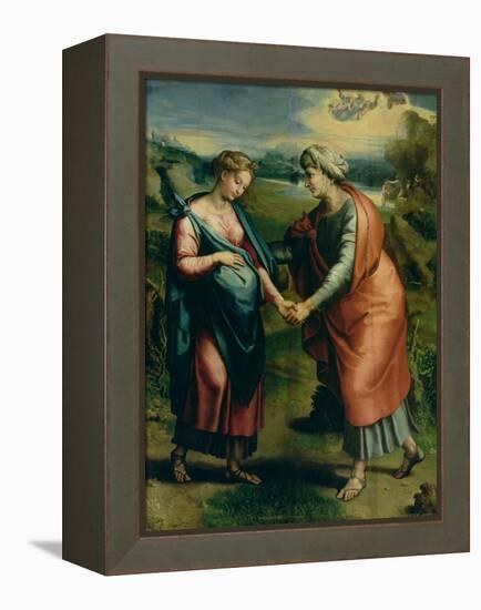 The Visitation-Raphael-Framed Premier Image Canvas