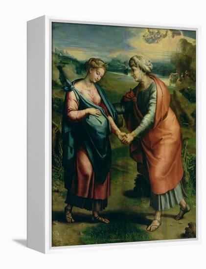 The Visitation-Raphael-Framed Premier Image Canvas