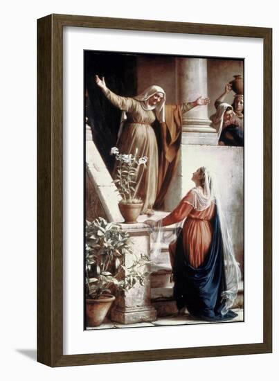 The Visitation-Carl Bloch-Framed Giclee Print