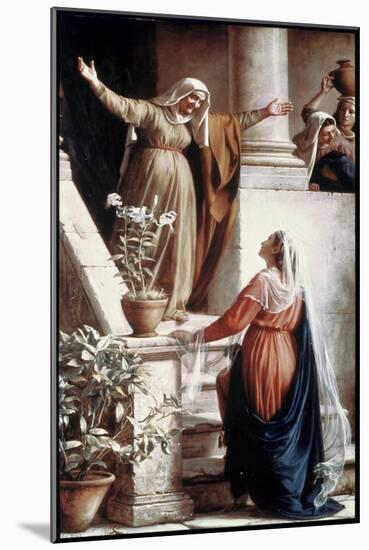 The Visitation-Carl Bloch-Mounted Giclee Print