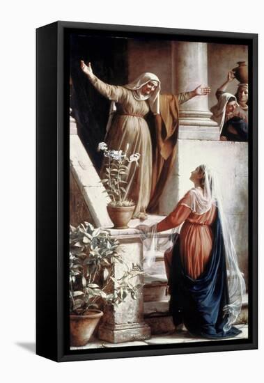 The Visitation-Carl Bloch-Framed Premier Image Canvas