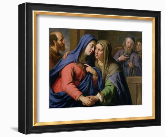 The Visitation-Philippe De Champaigne-Framed Giclee Print