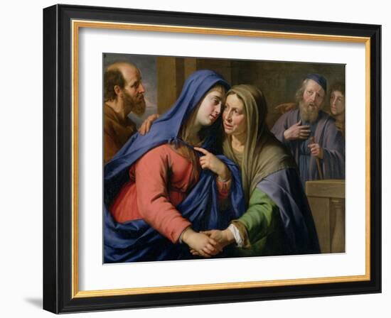 The Visitation-Philippe De Champaigne-Framed Giclee Print