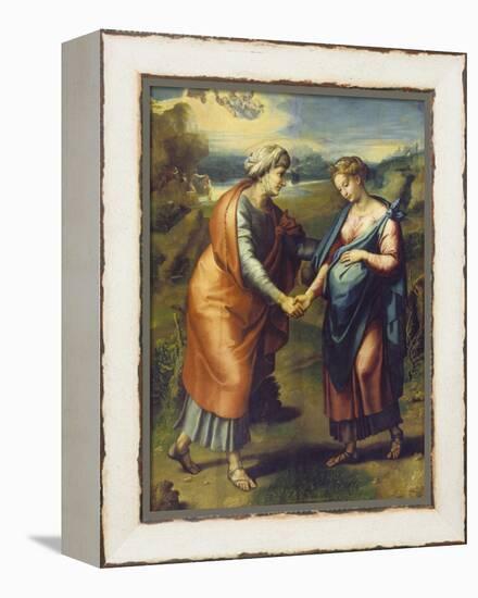 The Visitation-Raphael-Framed Premier Image Canvas