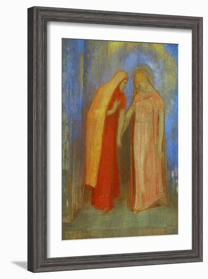 The Visitation-Odilon Redon-Framed Giclee Print