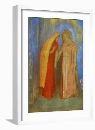 The Visitation-Odilon Redon-Framed Giclee Print