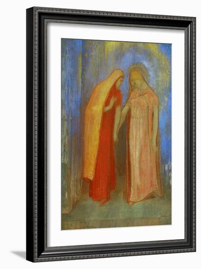 The Visitation-Odilon Redon-Framed Giclee Print