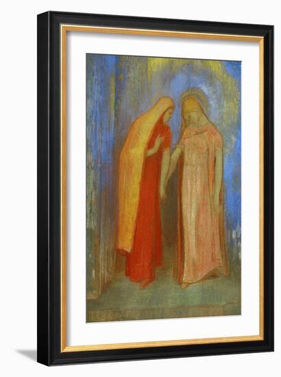 The Visitation-Odilon Redon-Framed Giclee Print