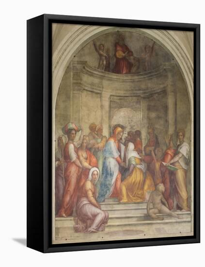 The Visitation-Pontormo-Framed Premier Image Canvas