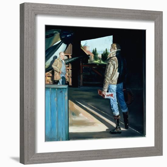 The Visitor-Timothy Easton-Framed Giclee Print