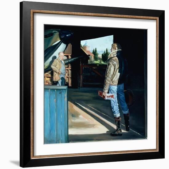 The Visitor-Timothy Easton-Framed Giclee Print