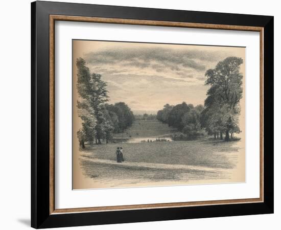 The Vista, Kensington Palace, 1902-Thomas Robert Way-Framed Giclee Print