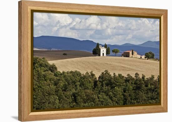 The Vitaleta Chapel Val D'Orcia Tuscany Italy-Julian Castle-Framed Premier Image Canvas