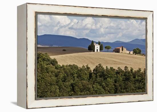 The Vitaleta Chapel Val D'Orcia Tuscany Italy-Julian Castle-Framed Premier Image Canvas
