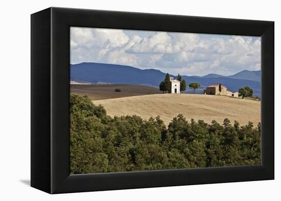 The Vitaleta Chapel Val D'Orcia Tuscany Italy-Julian Castle-Framed Premier Image Canvas