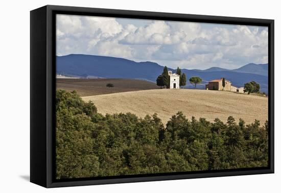 The Vitaleta Chapel Val D'Orcia Tuscany Italy-Julian Castle-Framed Premier Image Canvas