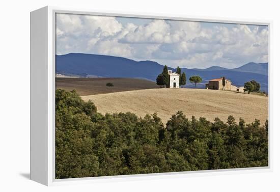 The Vitaleta Chapel Val D'Orcia Tuscany Italy-Julian Castle-Framed Premier Image Canvas