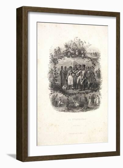 The Vivandiere-Denis Auguste Marie Raffet-Framed Giclee Print