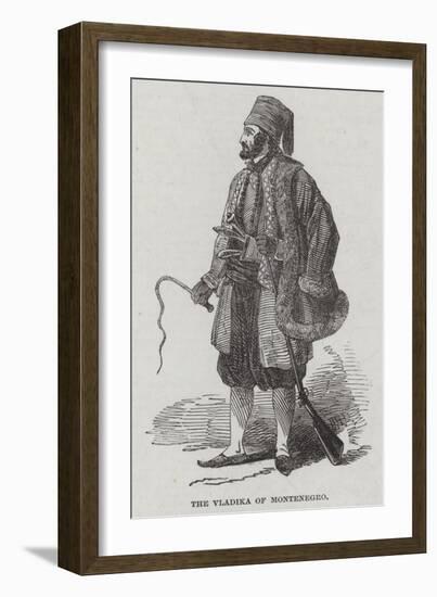 The Vladika of Montenegro-null-Framed Giclee Print