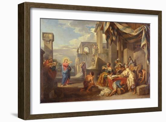 The Vocation of Saint Matthew, 1752-Giovanni Paolo Panini-Framed Giclee Print