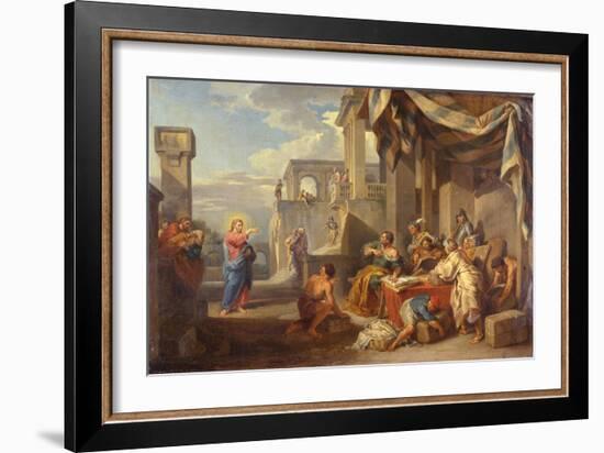 The Vocation of Saint Matthew, 1752-Giovanni Paolo Panini-Framed Giclee Print