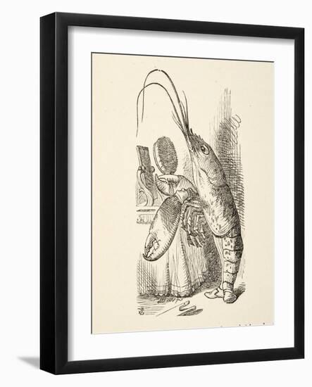 The Voice of the Lobster, from 'Alice's Adventures in Wonderland' by Lewis Carroll (1832 - 98), Pub-John Tenniel-Framed Giclee Print