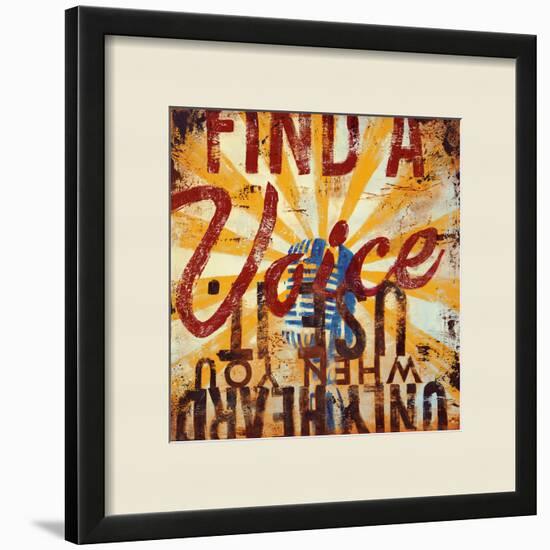 The Voice Within-Rodney White-Framed Giclee Print